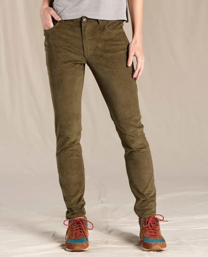 Women039s Karuna Cord 5 Pocket Skinny Pant Fir ToadandCo Pants