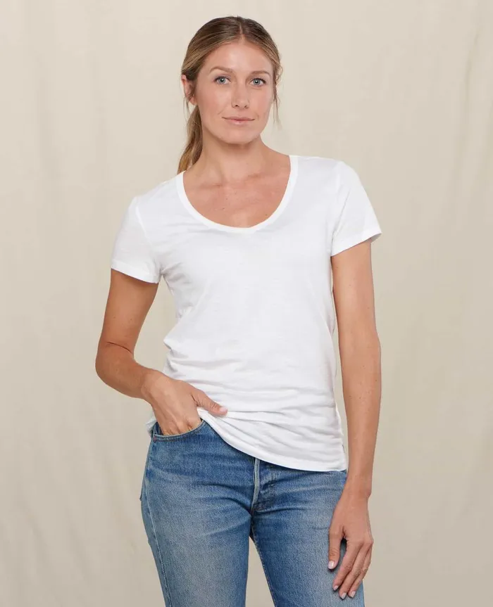 Women039s Marley II Short Sleeve Tee White ToadandCo Loungewear and Sleep