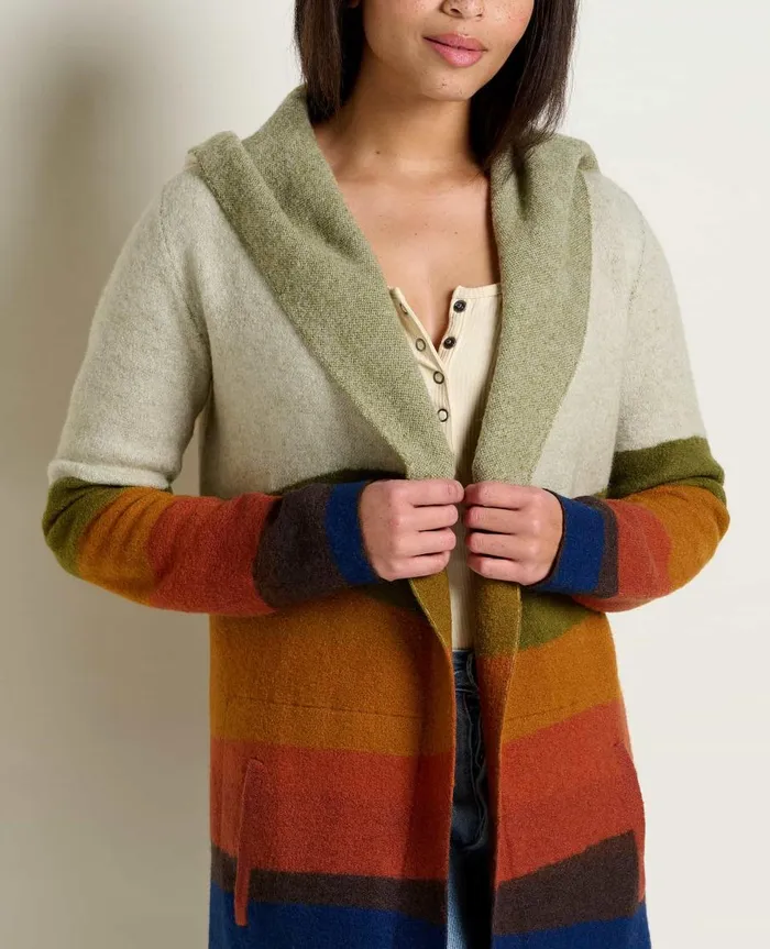 Women039s Merino Heartfelt Hoodie Cinnamon ToadandCo Sweaters