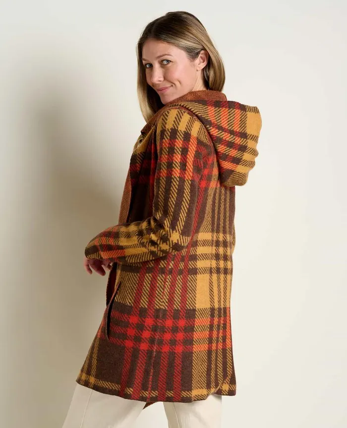 Women039s Merino Heartfelt Hoodie Dark Roast ToadandCo Sweaters