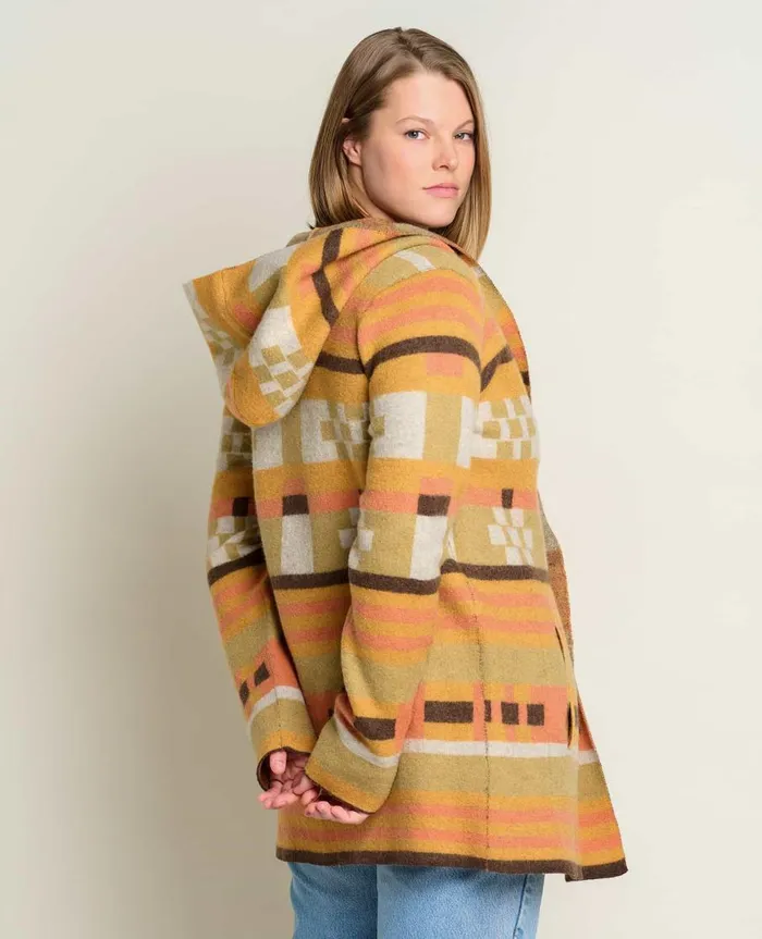 Women039s Merino Heartfelt Hoodie Papaya ToadandCo Sweaters