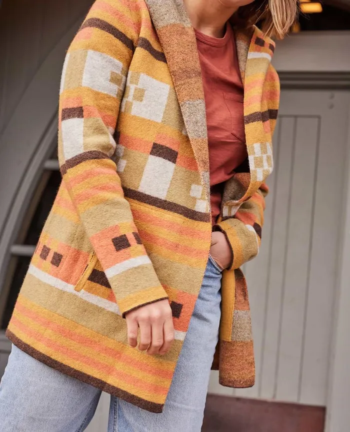 Women039s Merino Heartfelt Hoodie Papaya ToadandCo Sweaters