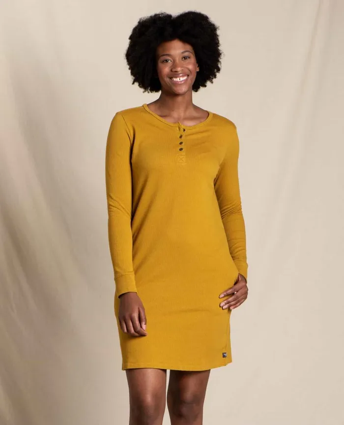 Women039s Ponderosa Long Sleeve Dress Antler ToadandCo Dresses