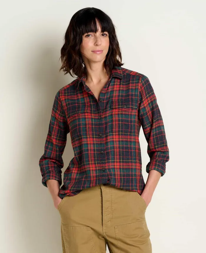 Women039s ReForm Flannel Shirt Black ToadandCo Tops and TShirts