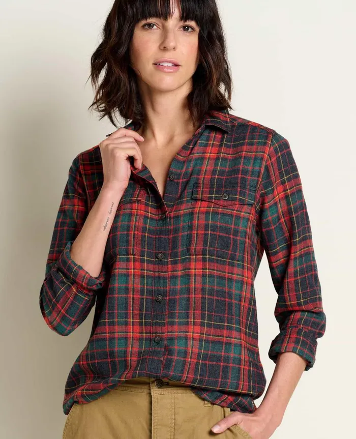Women039s ReForm Flannel Shirt Black ToadandCo Tops and TShirts