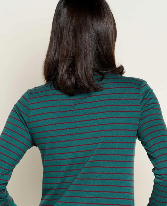 Women039s Rose Long Sleeve Tee Port Bold Stripe ToadandCo Tops and TShirts