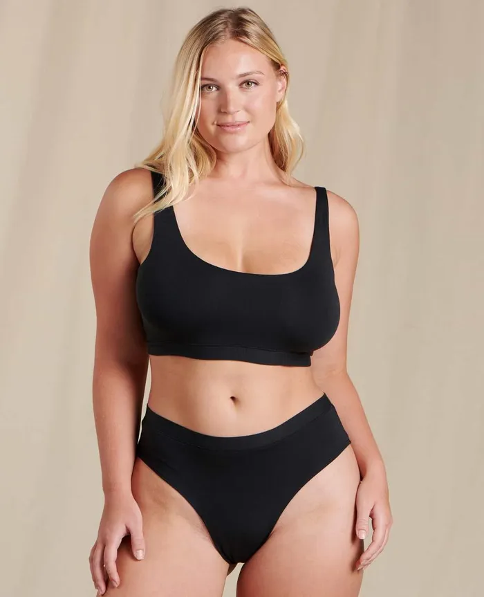 Women039s Scoop Bralette Black ToadandCo Loungewear and Sleep