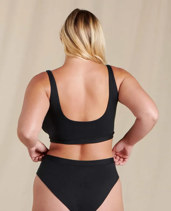 Women039s Scoop Bralette Black ToadandCo Loungewear and Sleep