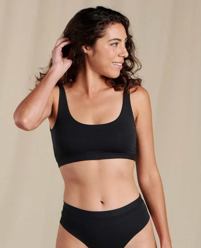 Women039s Scoop Bralette Black ToadandCo Loungewear and Sleep