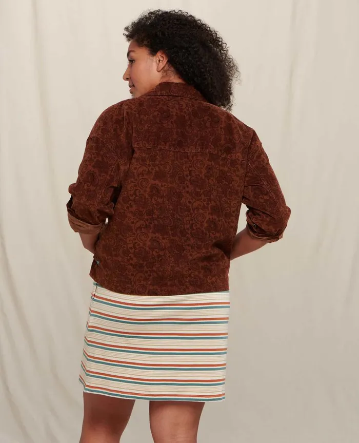 Women039s Scouter Cord Jacket Paisley Print ToadandCo Outerwear