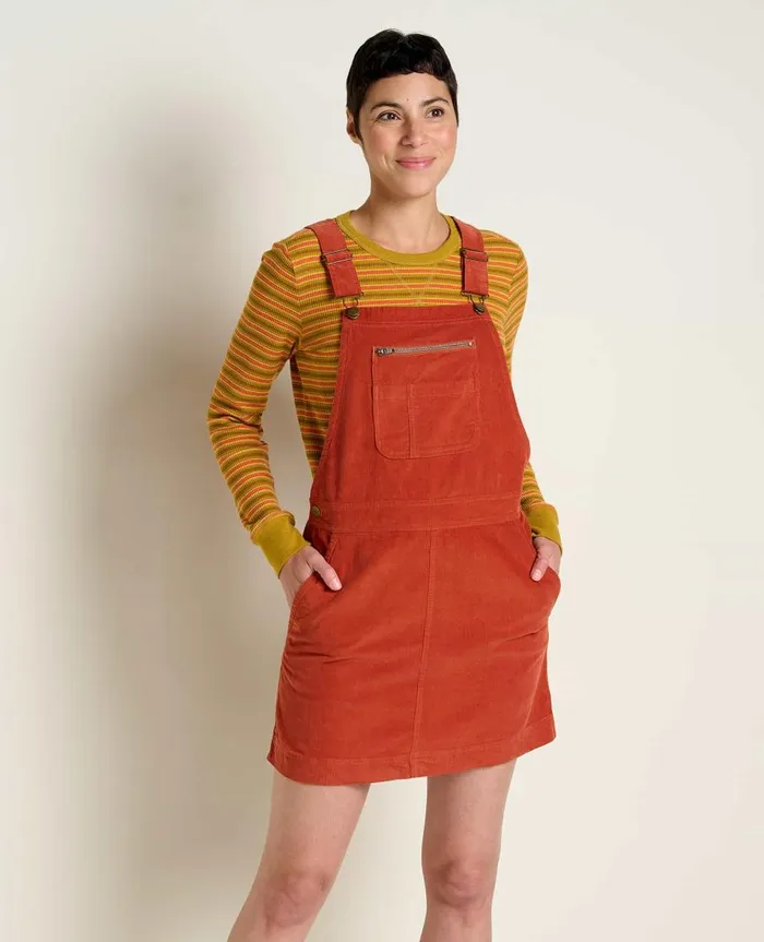 Women039s Scouter Cord Jumper Cinnamon ToadandCo Dresses