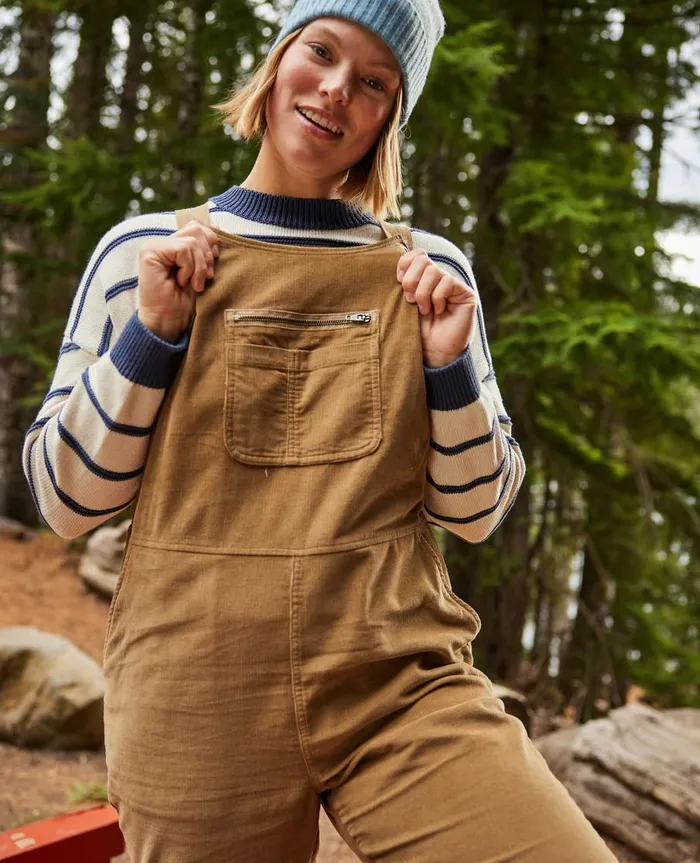 Women039s Scouter Cord Overall Honey Brown ToadandCo Jumpsuits and Overalls
