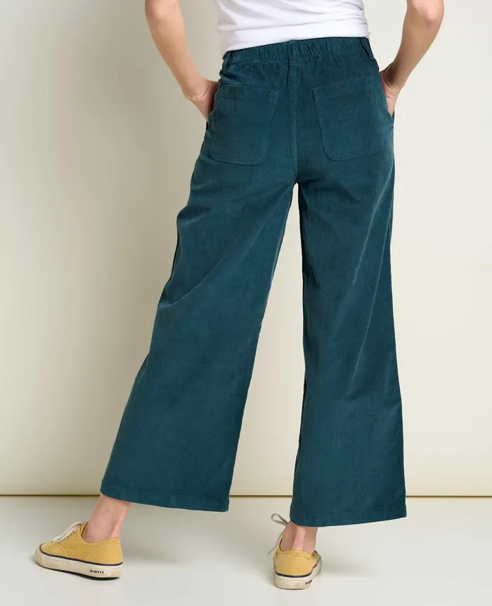 Women039s Scouter Cord Pleated Pull On Pant Midnight ToadandCo Pants
