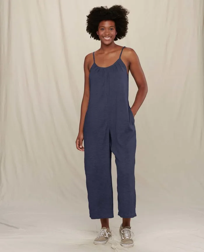 Women039s Taj Hemp Strappy Jumpsuit True Navy ToadandCo Jumpsuits and Overalls