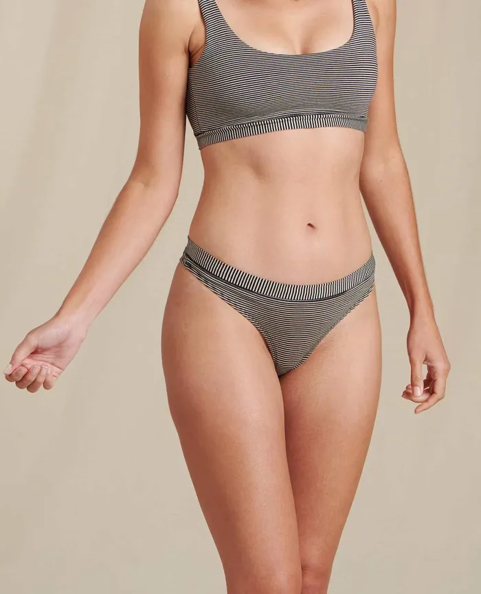 Women039s Thong Black Stripe ToadandCo Underwear and Accessories