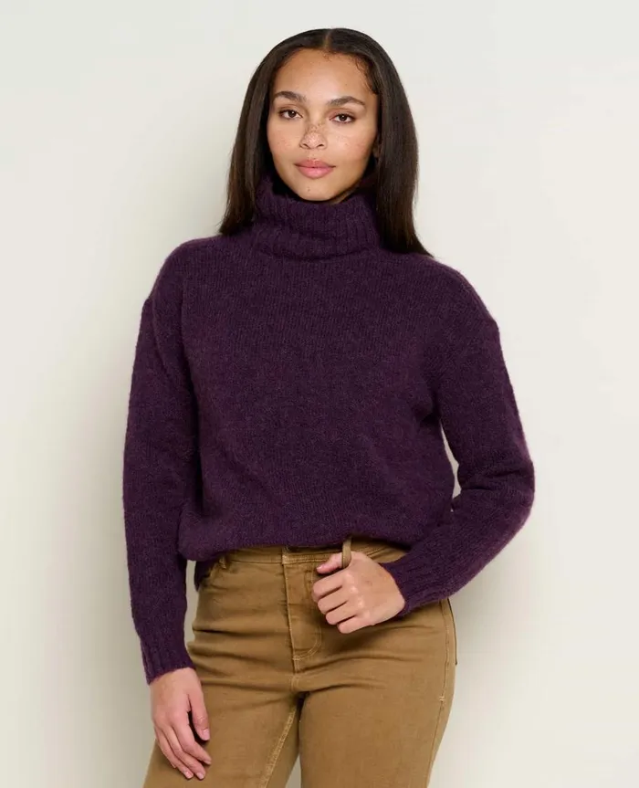 Women039s Toddy TNeck Sweater Blackberry ToadandCo Sweaters