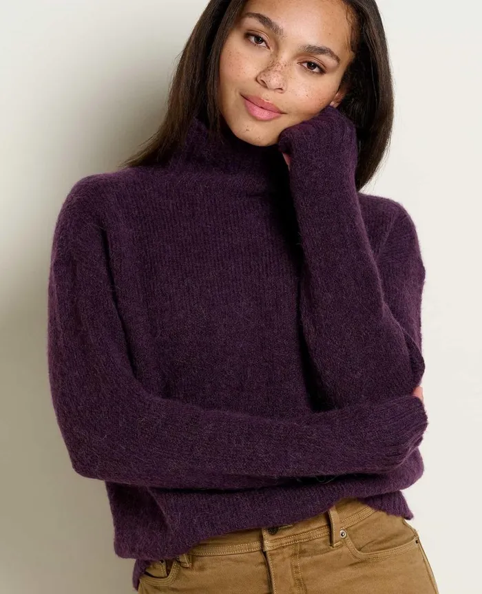 Women039s Toddy TNeck Sweater Blackberry ToadandCo Sweaters