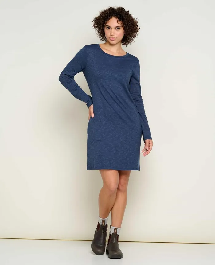 Women039s Windmere II Long Sleeve Dress True Navy ToadandCo Dresses