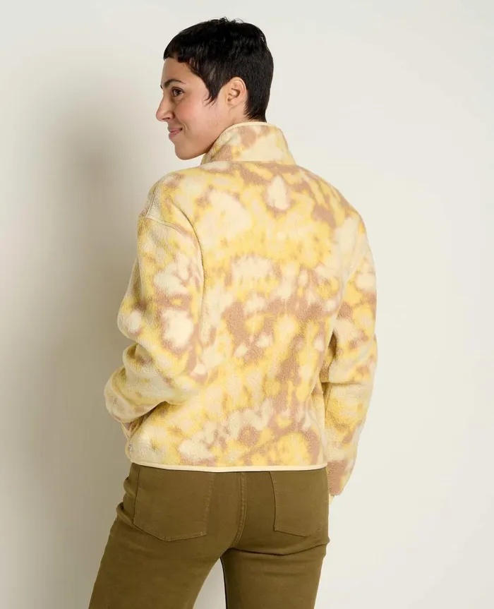 Women039s Women039s Campo Fleece Jacket Barley Tie Dye Print ToadandCo Jackets and Layers