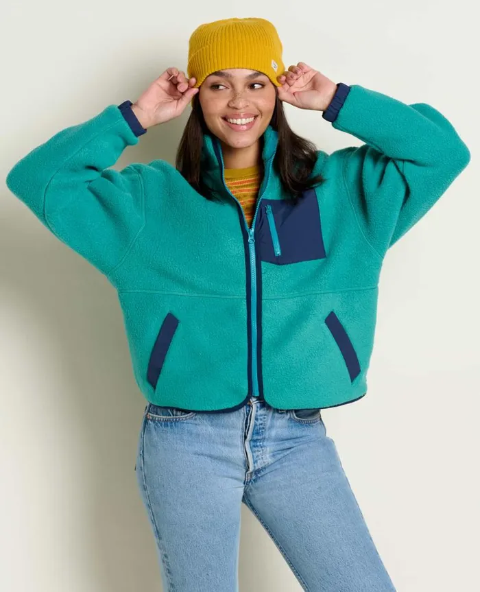 Women039s Women039s Campo Fleece Jacket Cyan ToadandCo Jackets and Layers