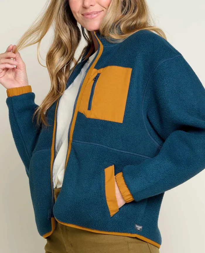 Women039s Women039s Campo Fleece Jacket Midnight ToadandCo Jackets and Layers