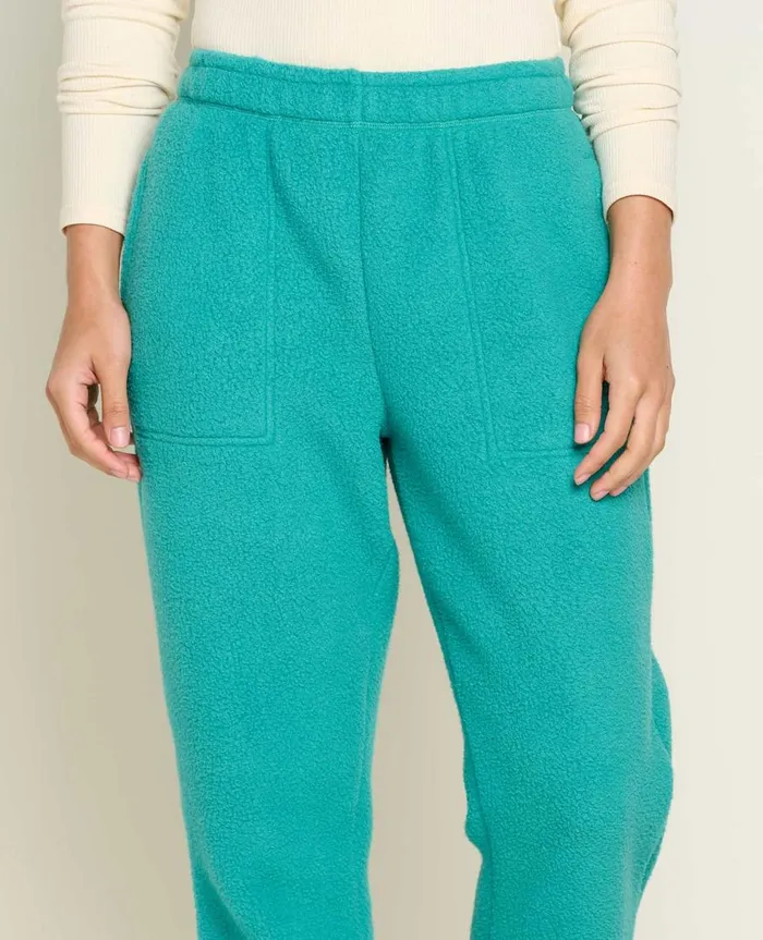 Women039s Women039s Campo Fleece Jogger Cyan ToadandCo Pants