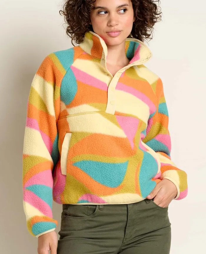 Women039s Women039s Campo Fleece Pullover Shapes Print ToadandCo Jackets and Layers Women039s Women039s Campo Fleece Pullover Shapes Print ToadandCo Jackets and Layers