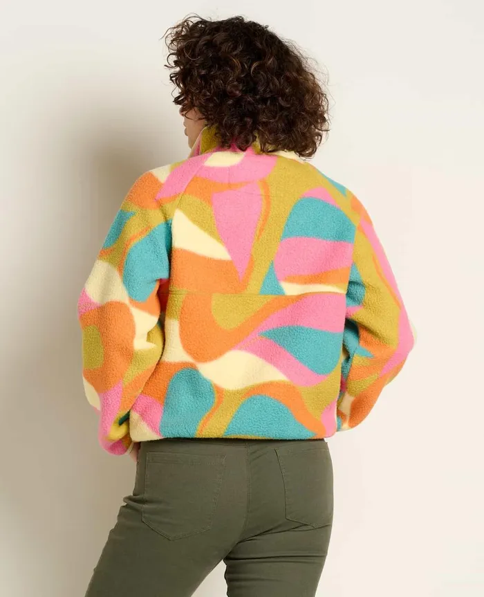 Women039s Women039s Campo Fleece Pullover Shapes Print ToadandCo Jackets and Layers