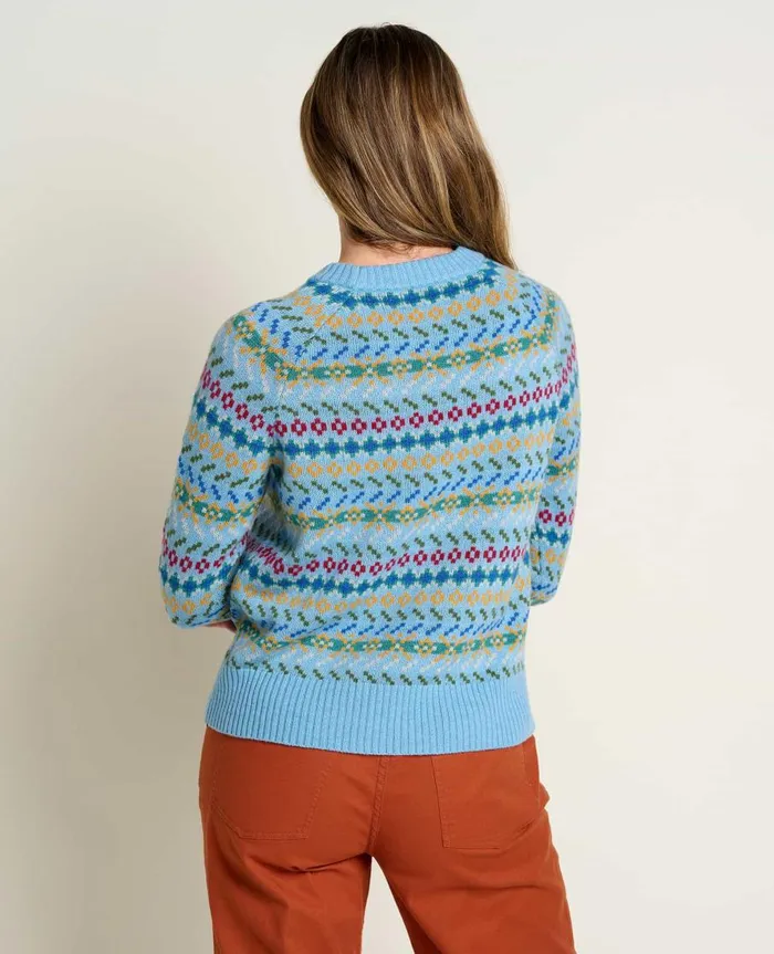 Women039s Women039s Cazadero Crew Sweater Glacier ToadandCo Sweaters
