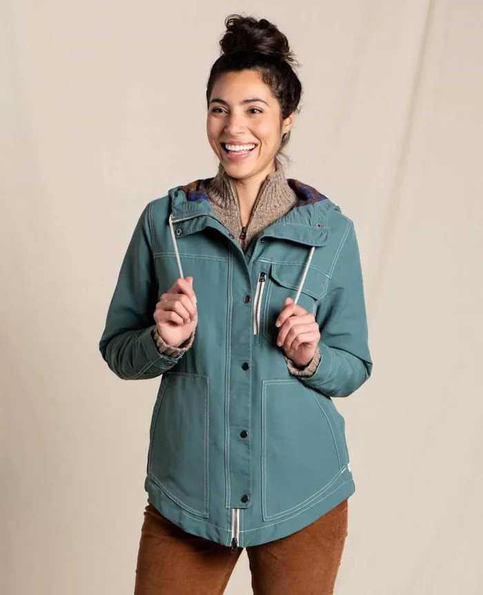Women039s Women039s Forester Pass Parka Silver Pine ToadandCo Outerwear