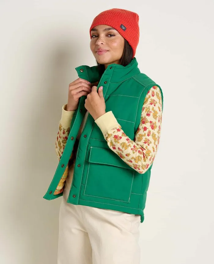 Women039s Women039s Forester Pass Vest Fern ToadandCo Outerwear