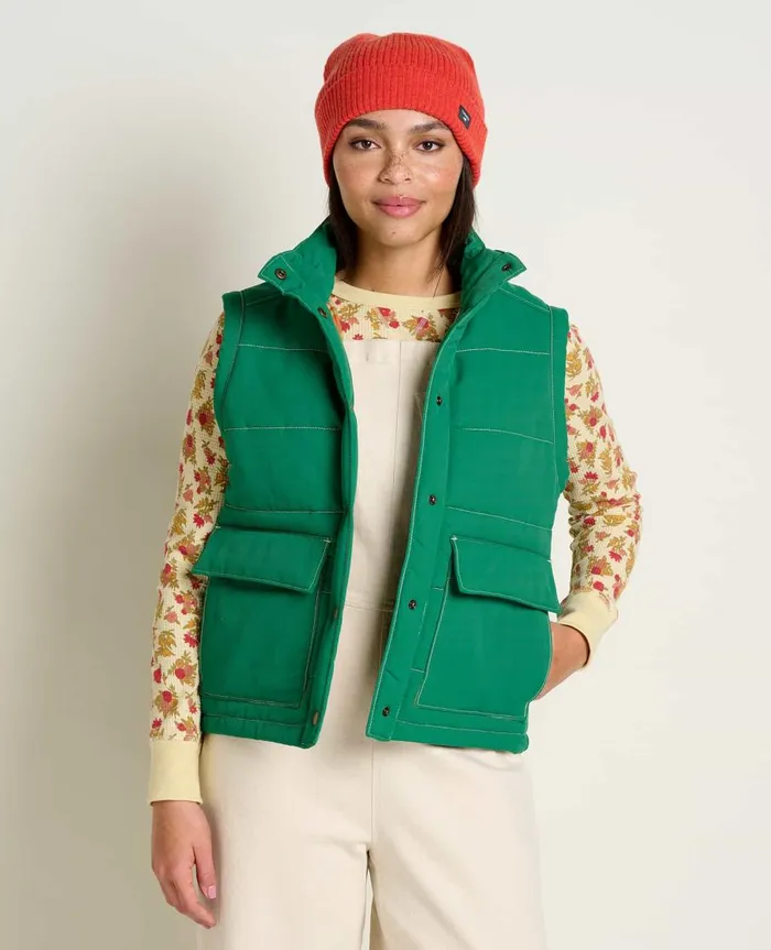 Women039s Women039s Forester Pass Vest Fern ToadandCo Outerwear