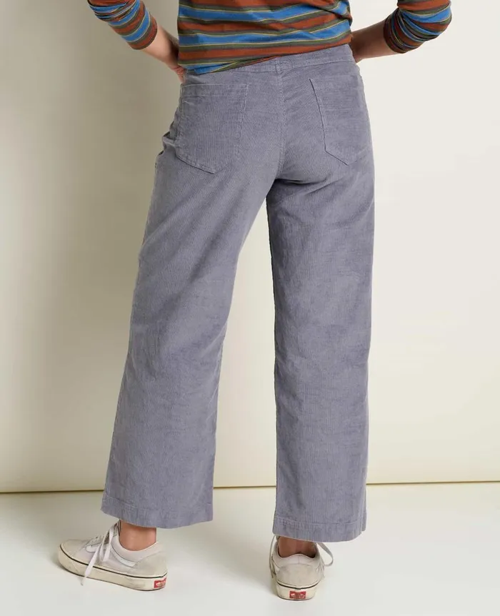 Women039s Women039s Karuna Cord Wide Leg Pant Storm ToadandCo Pants