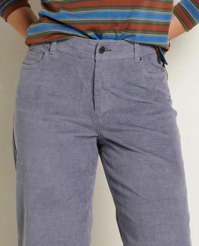 Women039s Women039s Karuna Cord Wide Leg Pant Storm ToadandCo Pants