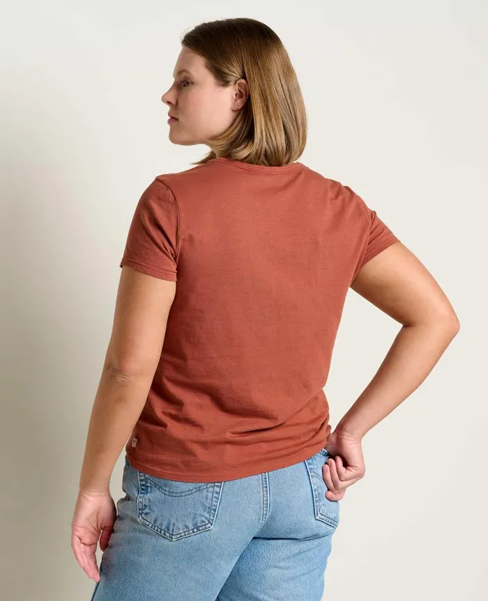 Women039s Women039s Primo Short Sleeve Crew Cinnamon ToadandCo Tops and TShirts