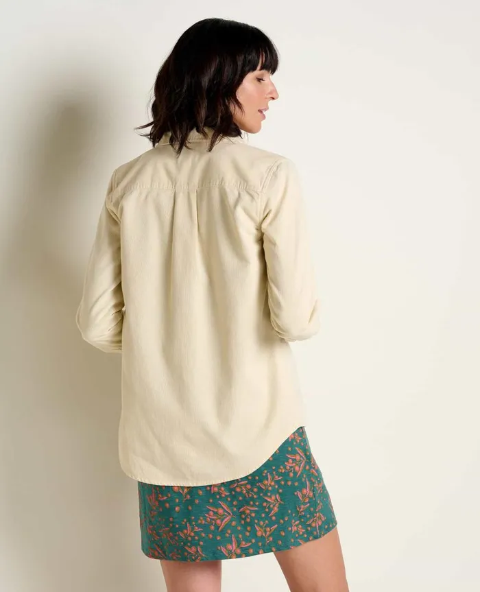 Women039s Women039s Scouter Cord Long Sleeve Shirt Almond ToadandCo Tops and TShirts