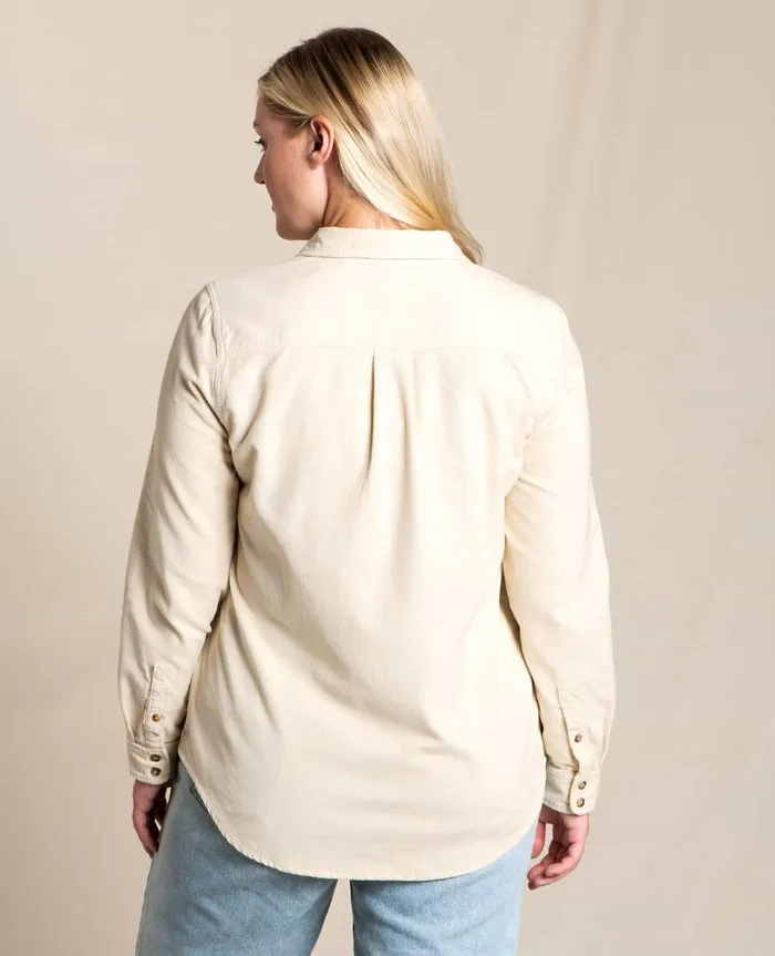 Women039s Women039s Scouter Cord Long Sleeve Shirt Almond ToadandCo Tops and TShirts