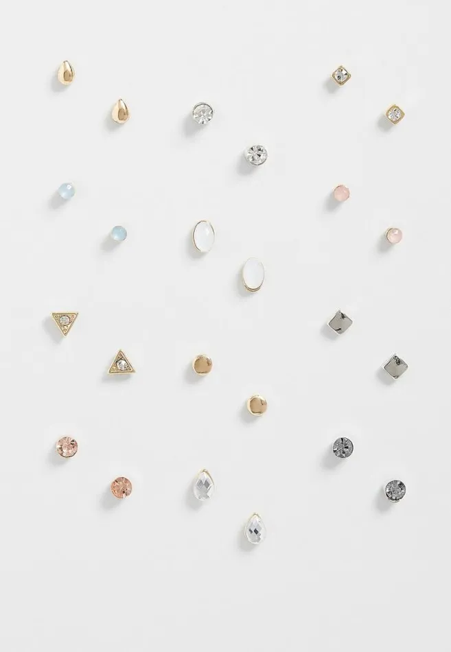 Women 12 Piece Stud Earring Set Maurices Jewelry