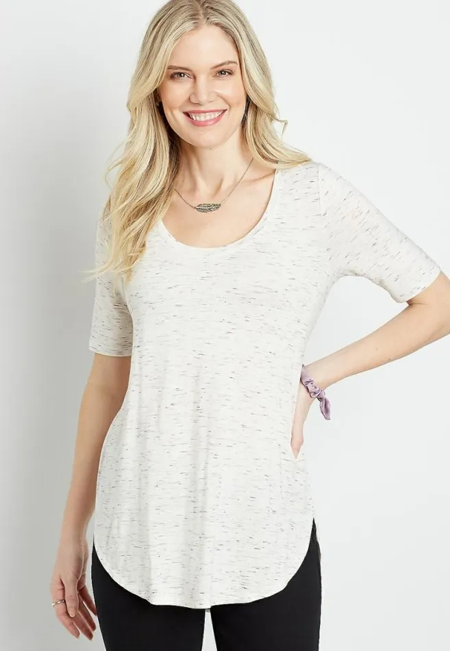 Women 247 Spacedye Flawless Tee Maurices Tops