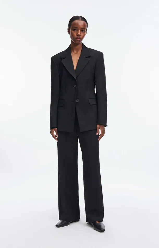Women A Day039s March Blazers Liv Waisted Blazer