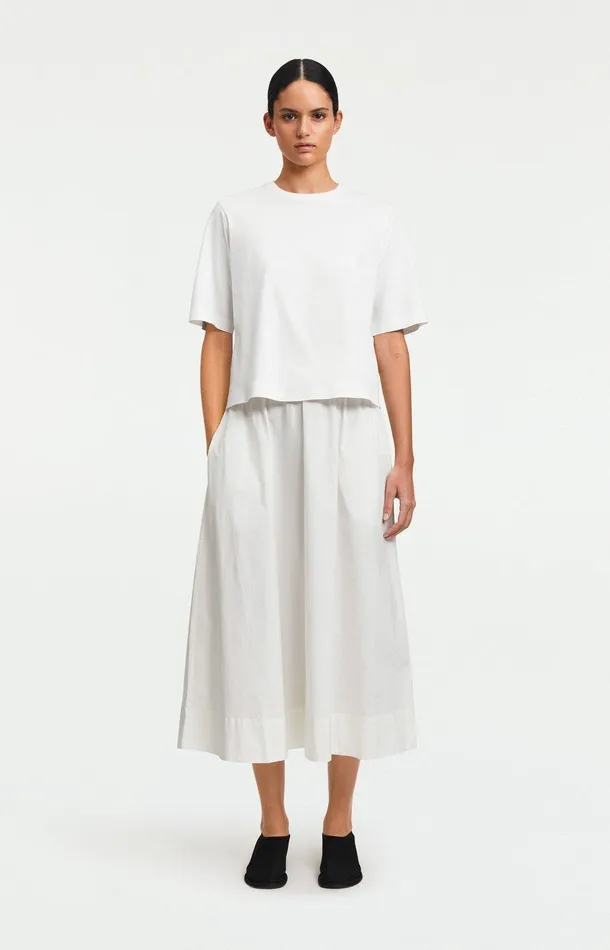 Women A Day039s March Dresses and Skirts Bonlee Poplin Midi Skirt
