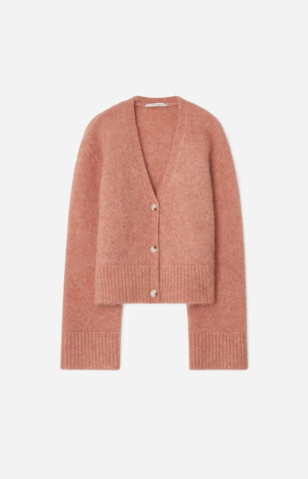 Women A Day039s March Knitwear Amber Mohair Cardigan