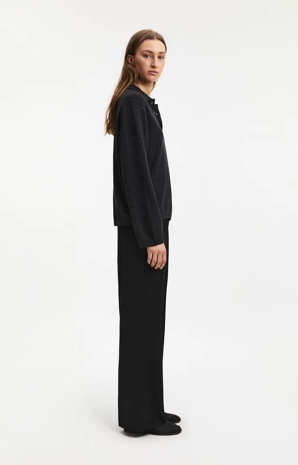 Women A Day039s March Knitwear Clare Merino Polo Sweater Women A Day039s March Knitwear Clare Merino Polo Sweater