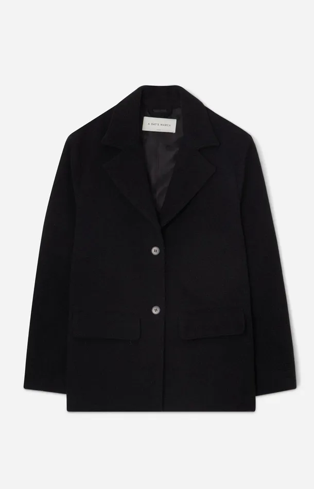 Women A Day039s March Outerwear Lauren Heavy Wool Jacket