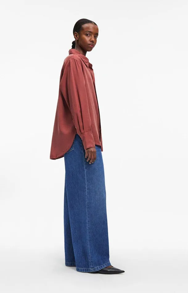 Women A Day039s March Shirts Maathai Lyocell Shirt