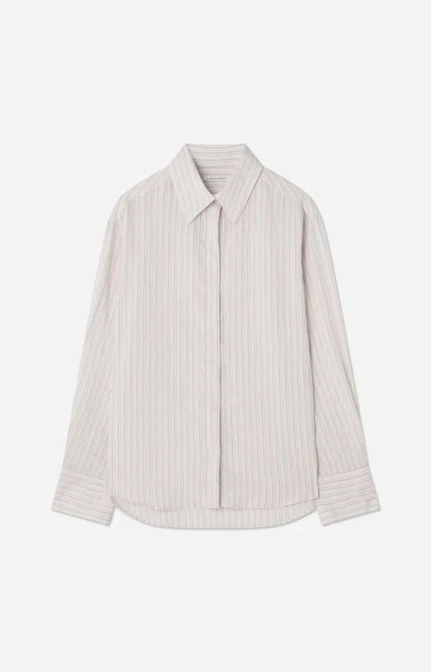 Women A Day039s March Shirts Savoy Striped Modal Shirt