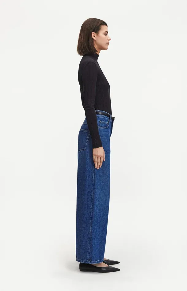 Women A Day039s March Trousers Tabia Wide Denim Trousers