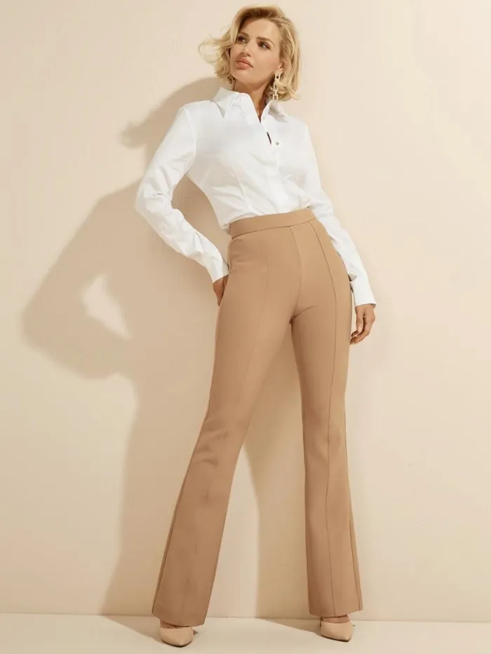 Women Alice Poplin Shirt Blanc Pur Marciano Tops And Sweaters Women Alice Poplin Shirt Blanc Pur Marciano Tops And Sweaters
