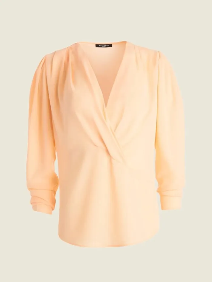 Women Amiee Blouse Whistful Peach Marciano Tops And Sweaters Women Amiee Blouse Whistful Peach Marciano Tops And Sweaters