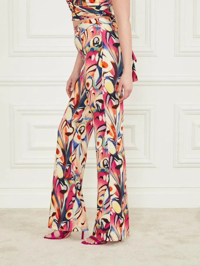 Women Anise Flared Pant Wonderland Print Marciano Bottoms Women Anise Flared Pant Wonderland Print Marciano Bottoms